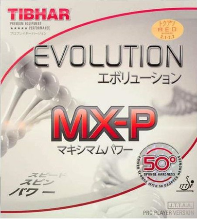 okładzina gładka TIBHAR Evolution MX-P 50 czerwony