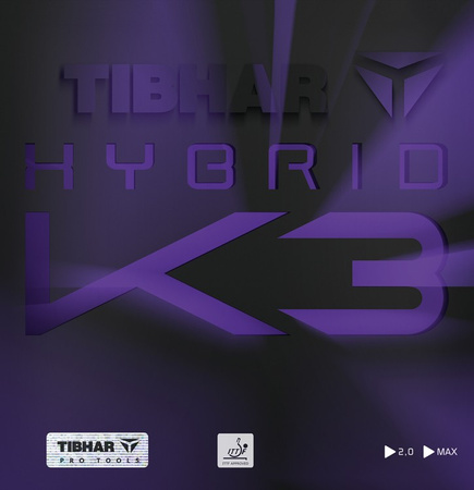 okładzina gładka TIBHAR Hybrid K3 czarny