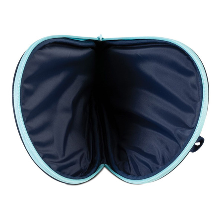 pokrowiec pojedynczy GEWO Stripes Round granatowy z niebieskim