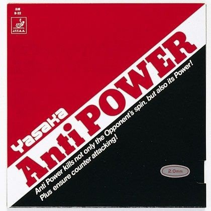 antytopspin YASAKA Antipower czarny