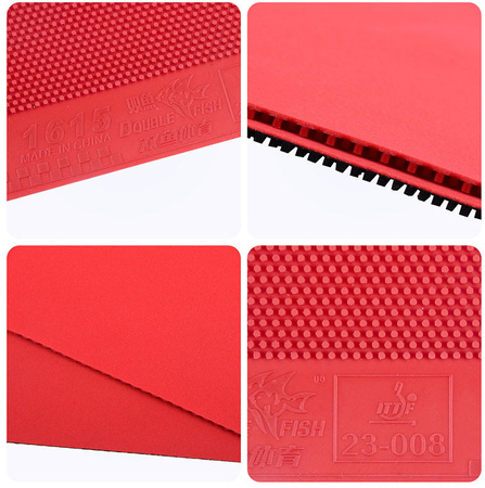 długie czopy DOUBLE FISH 1615 Monster czerwony