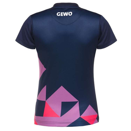 T-shirt GEWO Matera Lady granatowy z niebieskim