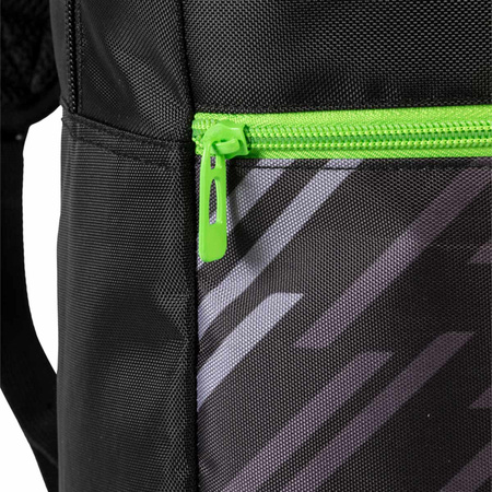 plecak GEWO Stripes czarny z limonkowym