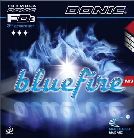 okładzina gładka DONIC Bluefire M3 czarny