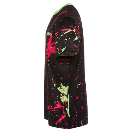 T-shirt GEWO Tamaro II czarny z zielonym