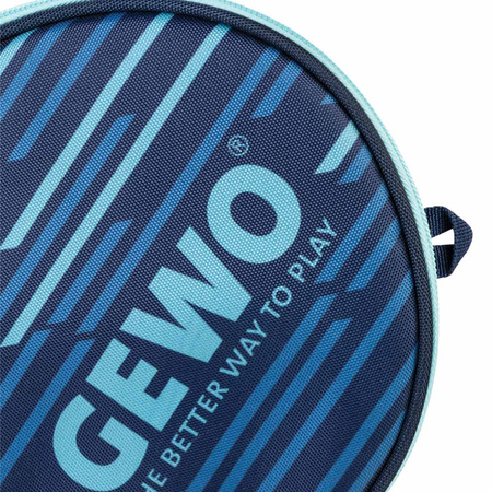 pokrowiec pojedynczy GEWO Stripes Round granatowy z niebieskim