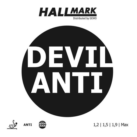 antytopspin HALLMARK Devil Anti czerwony