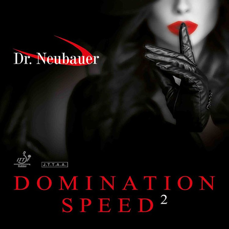 okładzina gładka DR NEUBAUER Domination Speed 2 czarny