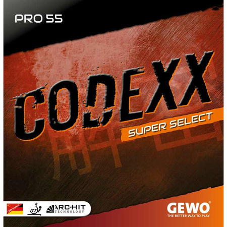 okładzina gładka GEWO Codexx Pro 55 SuperSelect czarny