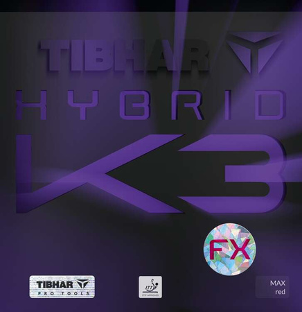 okładzina gładka TIBHAR Hybrid K3 FX czarny