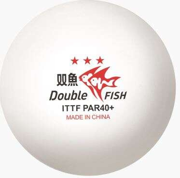 plastikowe piłeczki Double Fish PAR40+ 3*** ITTF (seam) - 6 szt