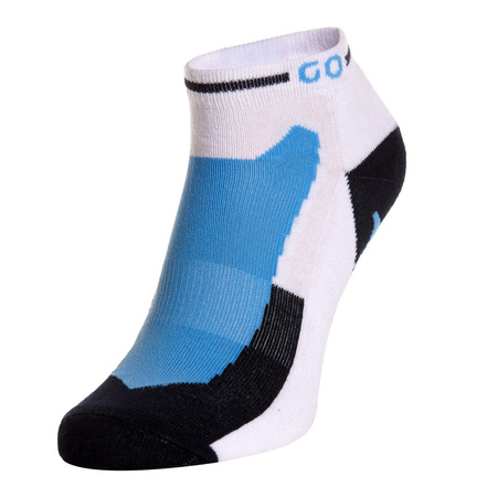 skarpety GEWO Short Flex III biały z niebieskim