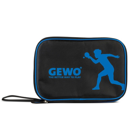 pokrowiec podwójny GEWO Nova Double czarny z niebieskim