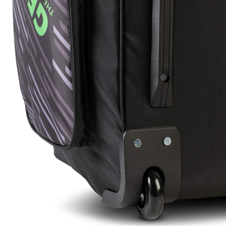 torba sportowa GEWO Trolley Stripes XL czarny z limonkowym