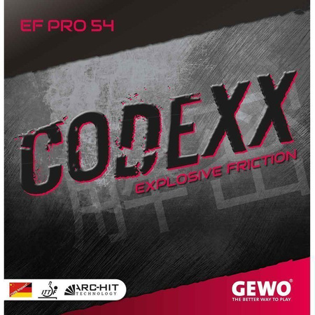 okładzina gładka GEWO Codexx EF Pro 54 czarny