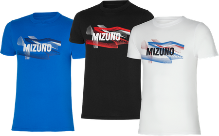 t-shirt MIZUNO Graphic Tee czarny