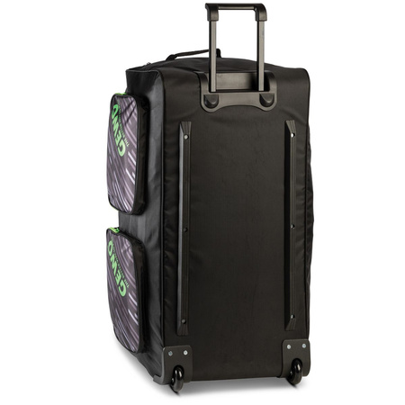 torba sportowa GEWO Trolley Stripes XL czarny z limonkowym