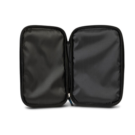 pokrowiec pojedynczy GEWO Nova Single czarny z niebieskim