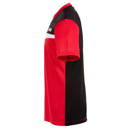 t-shirt GEWO Fondi III czerwony z czarnym