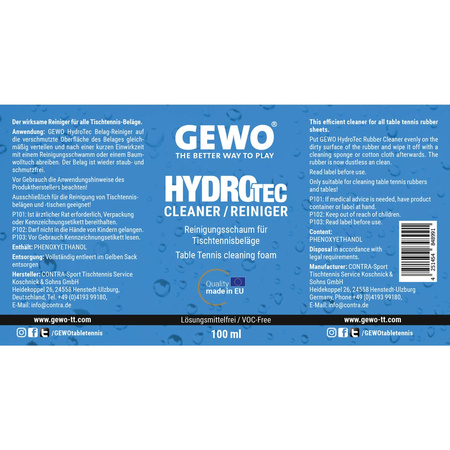 pianka do czyszczenia okładzin GEWO Hydrotec 100 ml