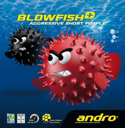 krótkie czopy ANDRO Blowfish Plus czarny