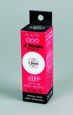 plastikowe piłeczki NITTAKU Premium 40+ *** Cell Free 3 szt.