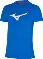 t-shirt MIZUNO RB Logo Tee niebieski