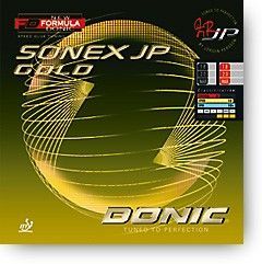 okładzina gładka DONIC Sonex JP Gold czerwony