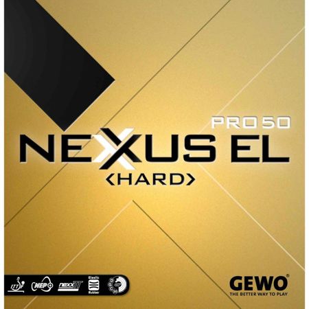 okładzina gładka GEWO Nexxus EL Pro 50 Hard czerwony