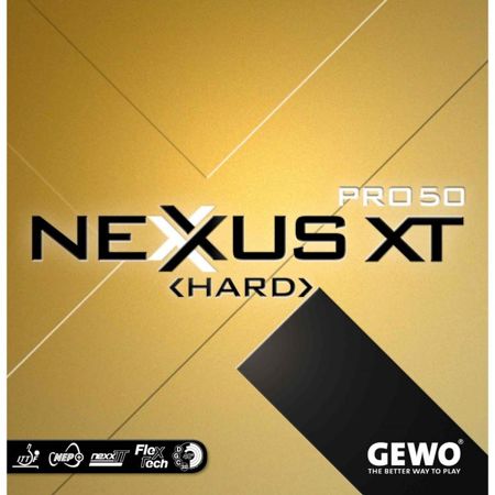 okładzina gładka GEWO Nexxus XT Pro 50 Hard czerwony