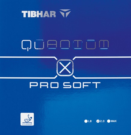 okładzina gładka TIBHAR Quantum X Pro Soft czerwony