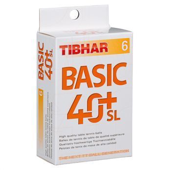 plastikowe piłeczki TIBHAR Basic 40+ SL- 6szt.